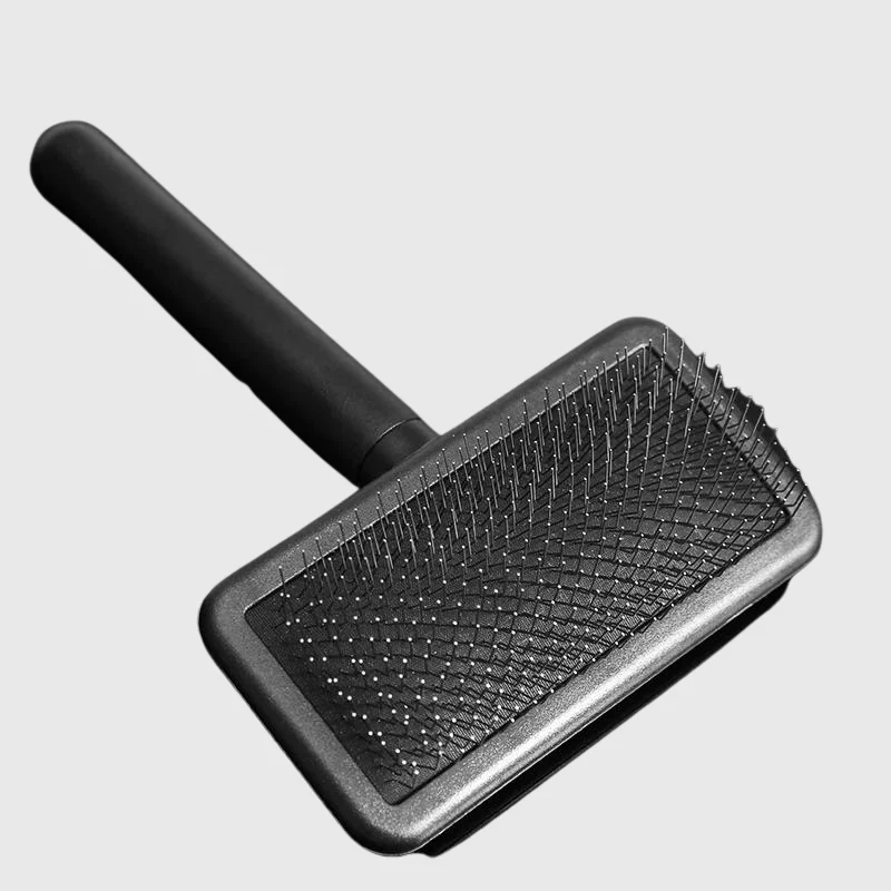 Brosse Poil Court Chien Noir Ergonomique