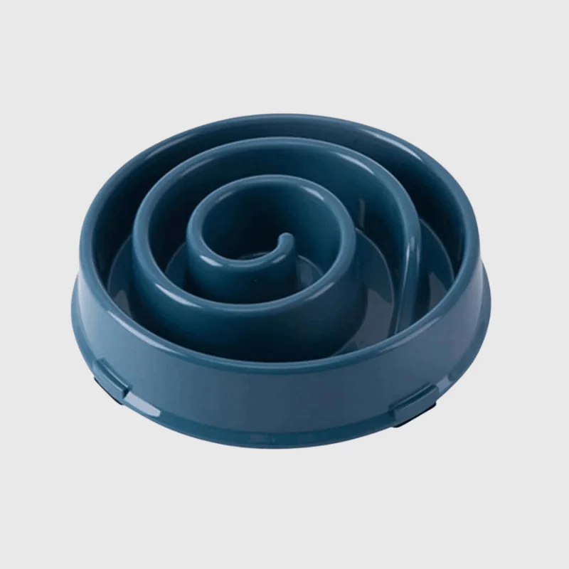 Gamelle Anti-Glouton Spirale Chien Colorée