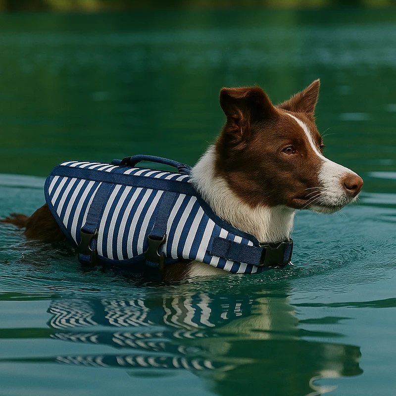 Gilet Sauvetage Chien Nylon Flottaison XXL