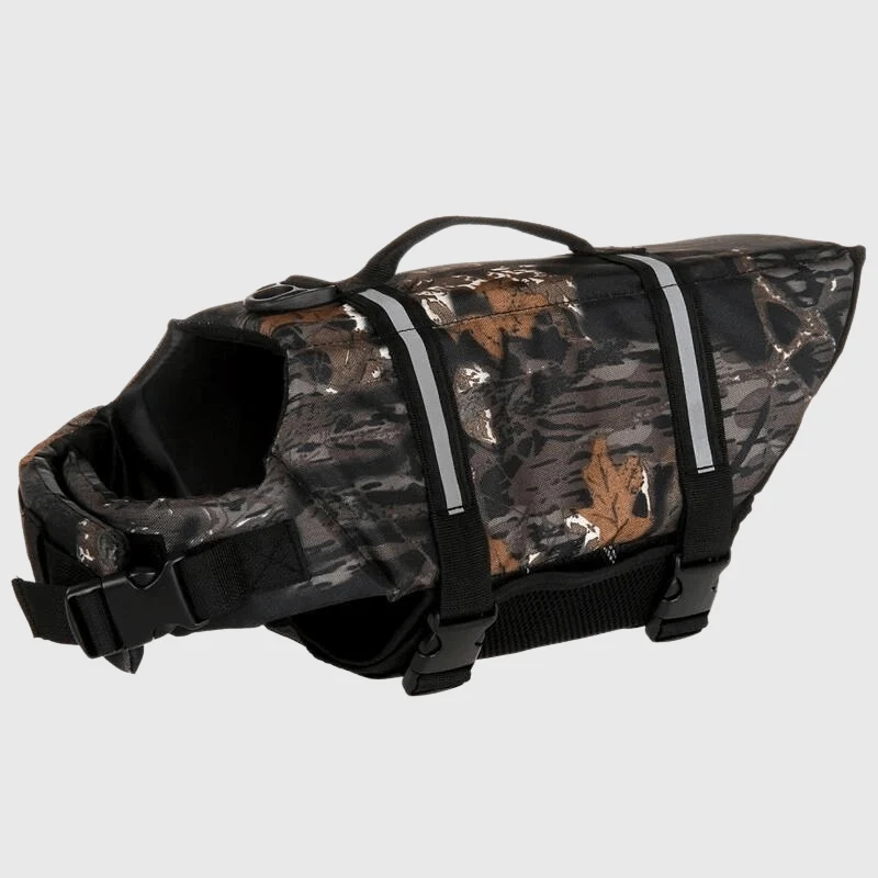 Gilet Sauvetage Chien Camouflage Militaire