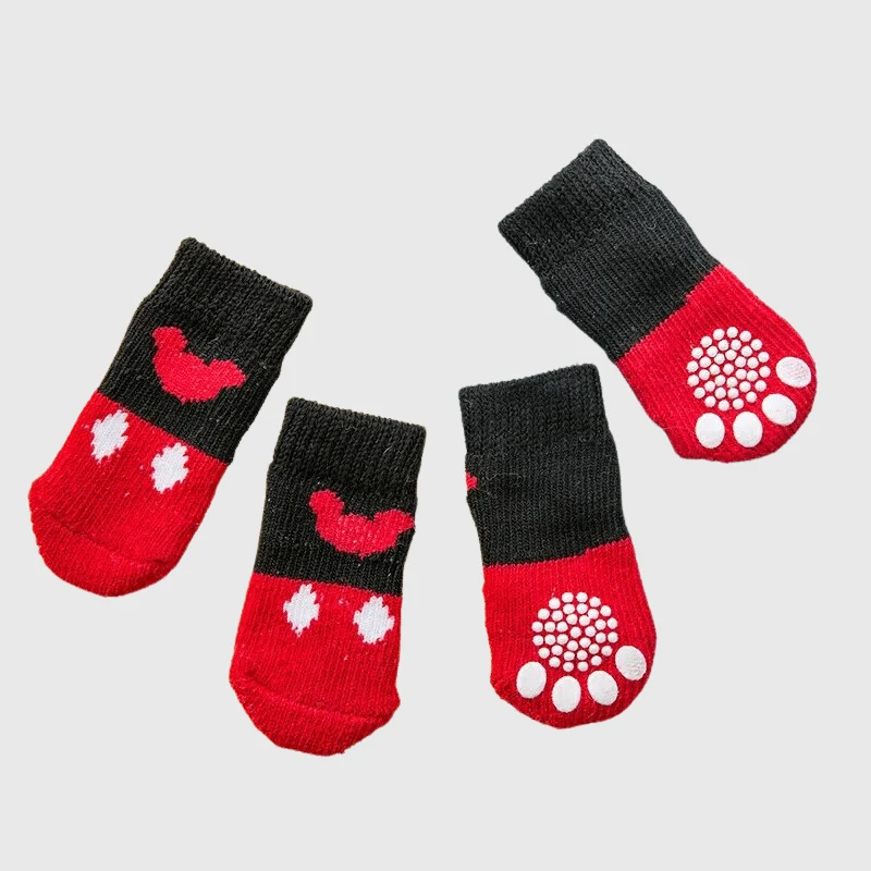 Chaussettes Antidérapantes Caoutchouc Gros Chien