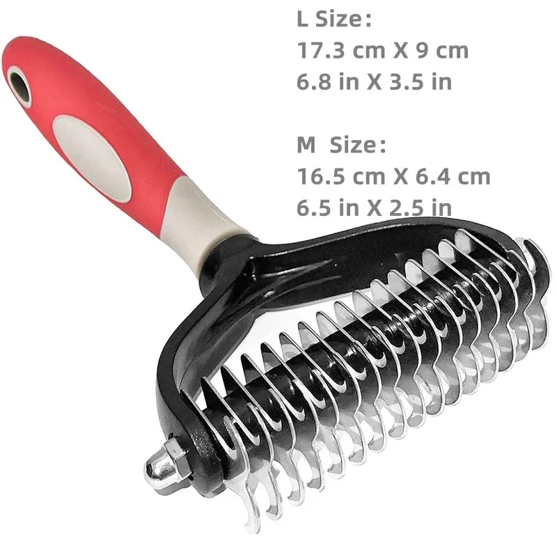 Brosse Double Face Poil Long Démêlante