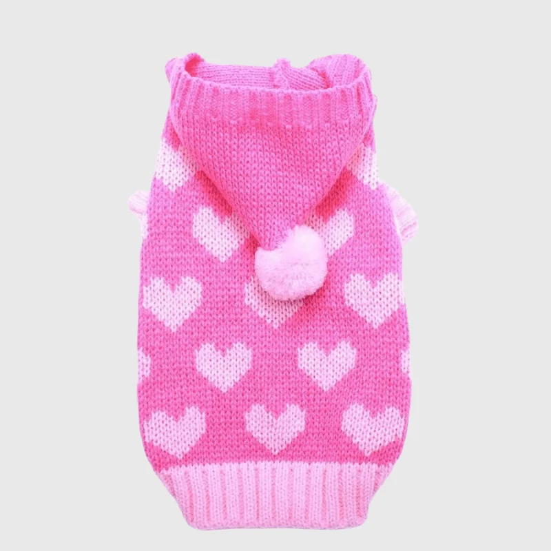 Pull Tricot Chien Maille Douce Hiver