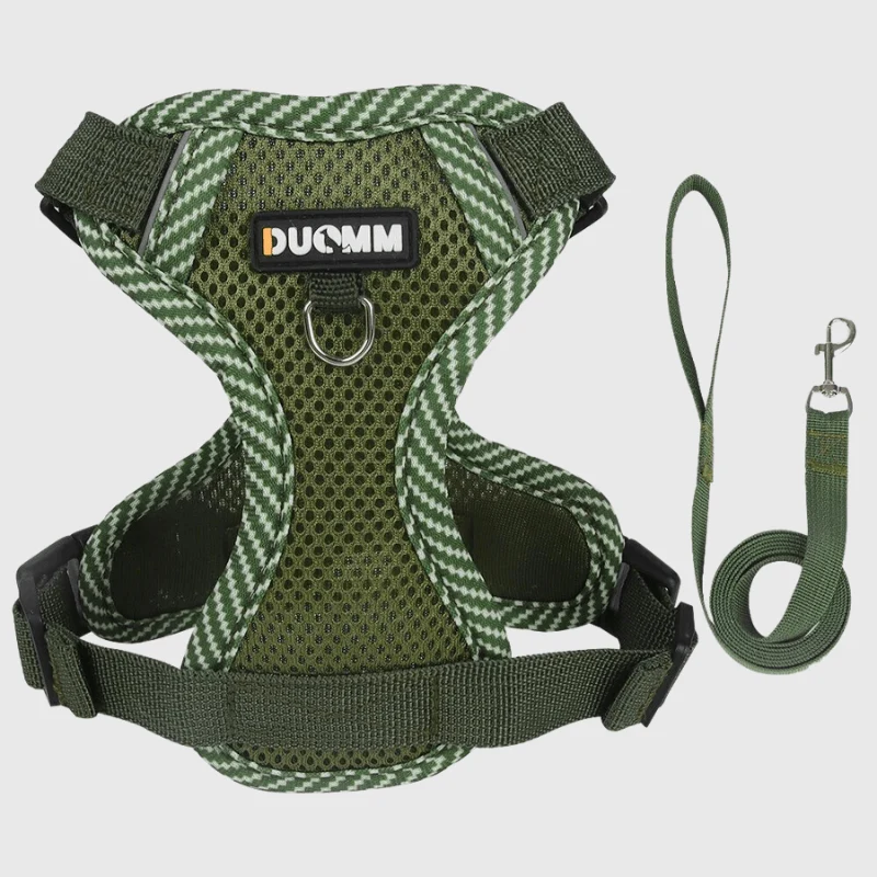 Harnais Nylon Ajustable Chien Coloré