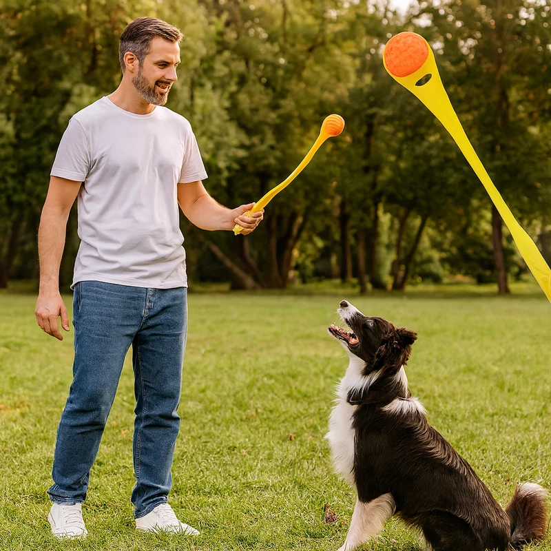 Lanceur Balle Manuel Gros Chien Apport