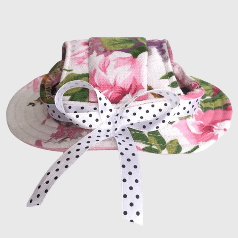 Chapeau Anti-Soleil Laine Style Gros Chien