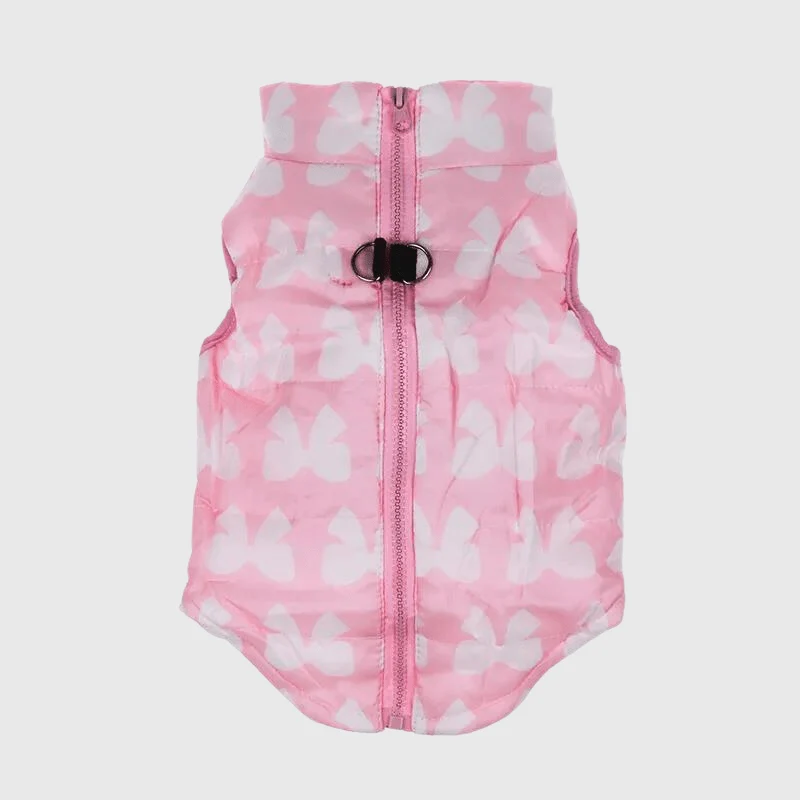 Manteau Coton Rose Hiver Chiot Chien