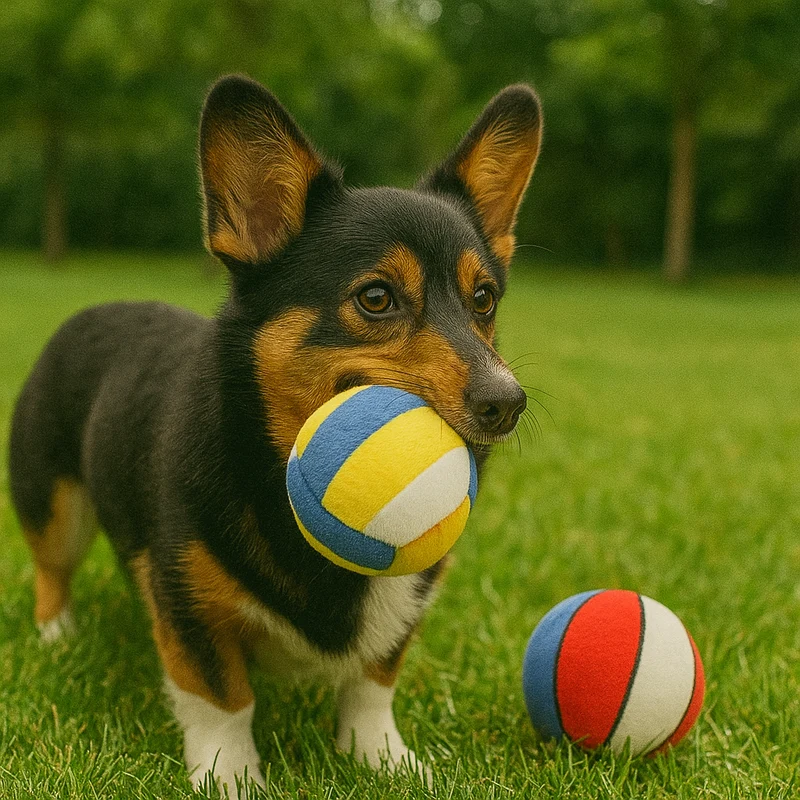 Peluche Ballon Sonore Résistante Gros Chien