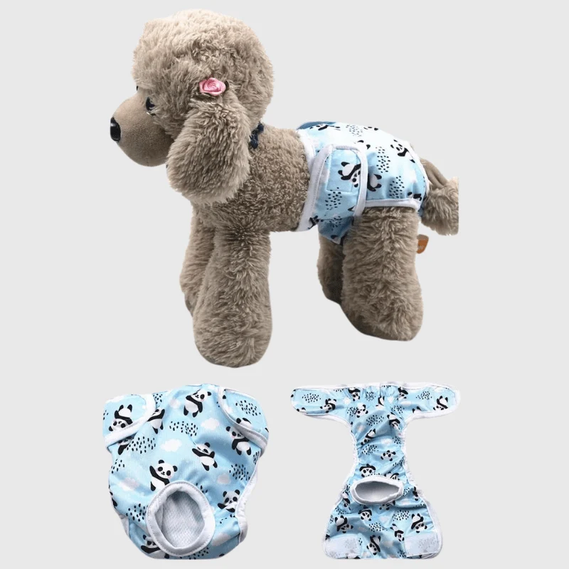 Couche Culotte Lavable Chien Anti-Fuite