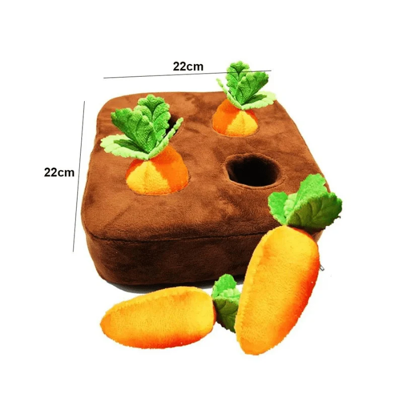 Peluche Interactive Carottes Chien Curieux