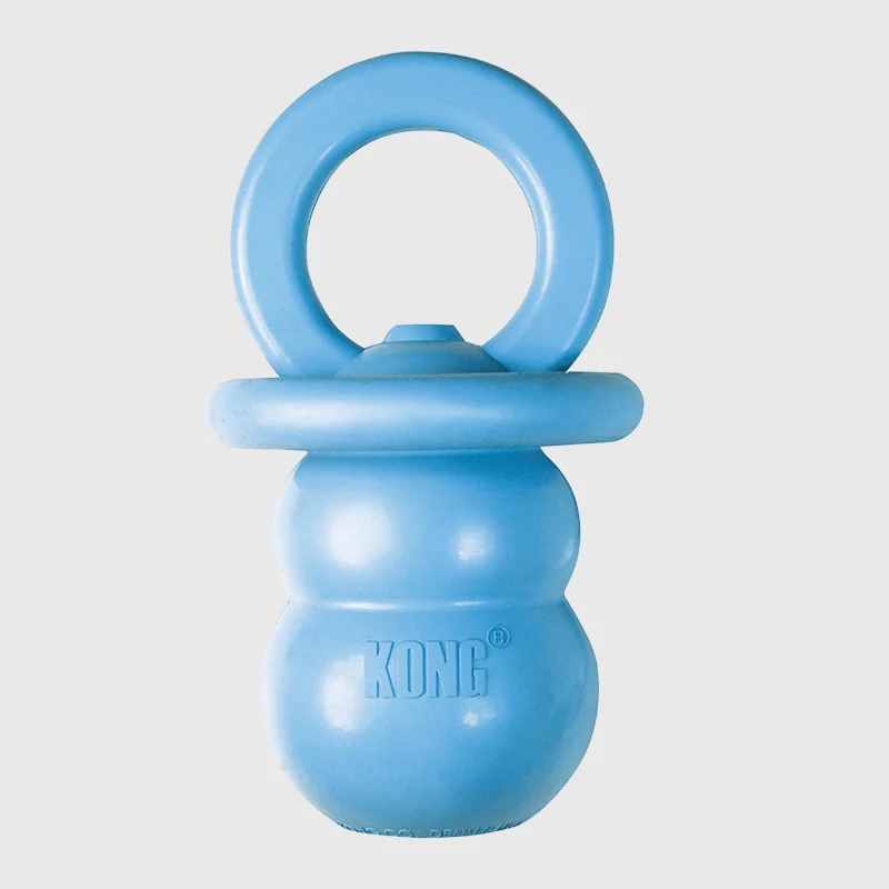 Jouet Tétine Caoutchouc Bleu Gros Chien