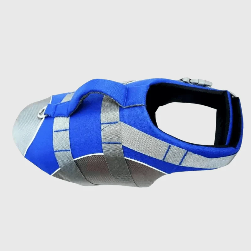 Gilet Sauvetage Chien Bleu Flottabilité S-XL