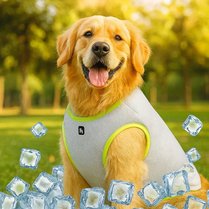 Gilet Rafraîchissant Été Gros Chien