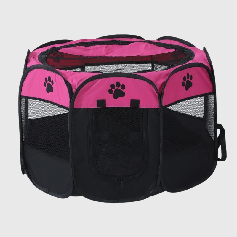 Parc Enclos Pliable Tissu Gros Chien