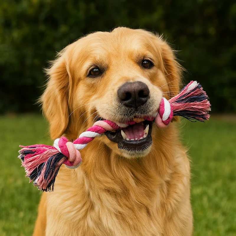 Jouet Corde Tressée Résistante Gros Chien