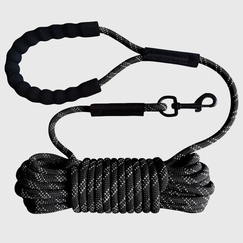 Longe Nylon Tressée Gros Chien Rappel