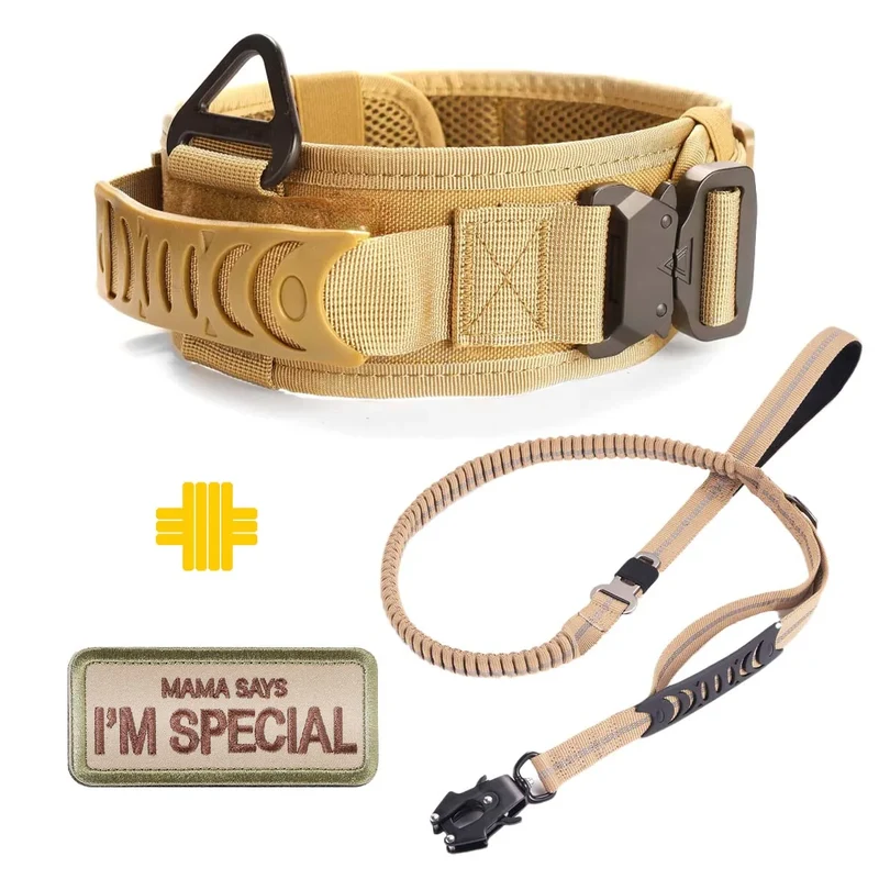 Collier Tactique Militaire Poignée Gros Chien