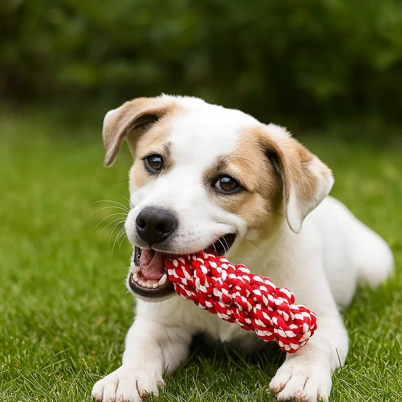 Jouet Corde Tressée Gros Chien 18cm