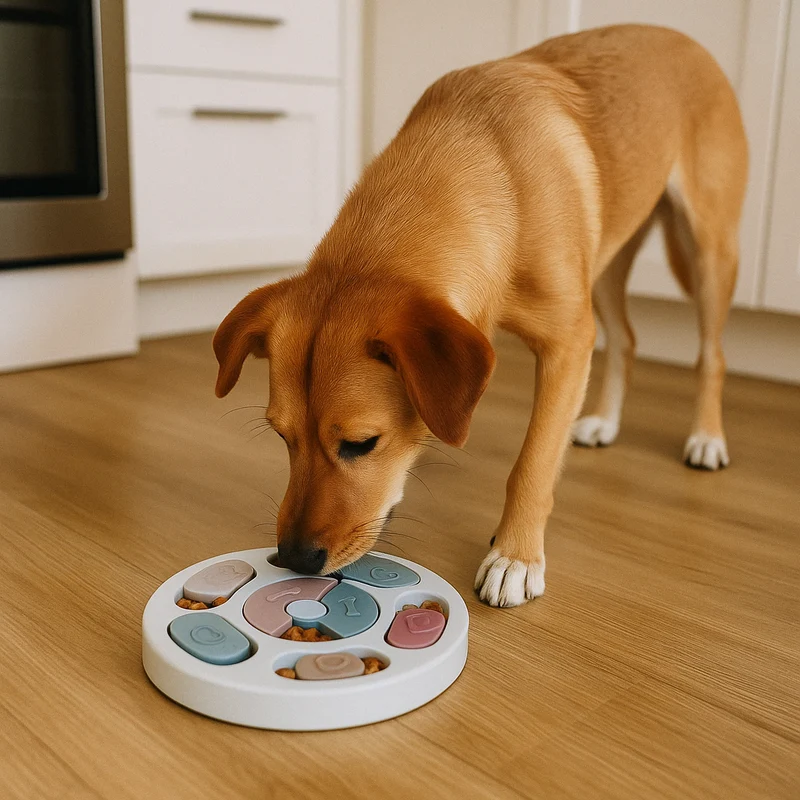 Jeu Réflexion Puzzle Alimentaire Gros Chien