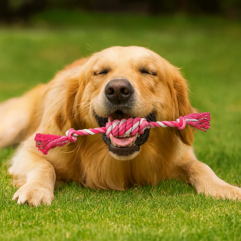 Jouet Corde Bonbon Coton Tressé Gros Chien