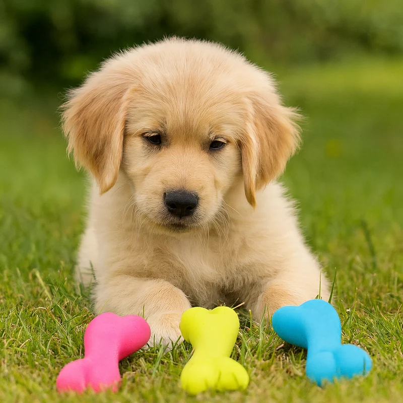 Jouet Caoutchouc Dentition Gros Chien