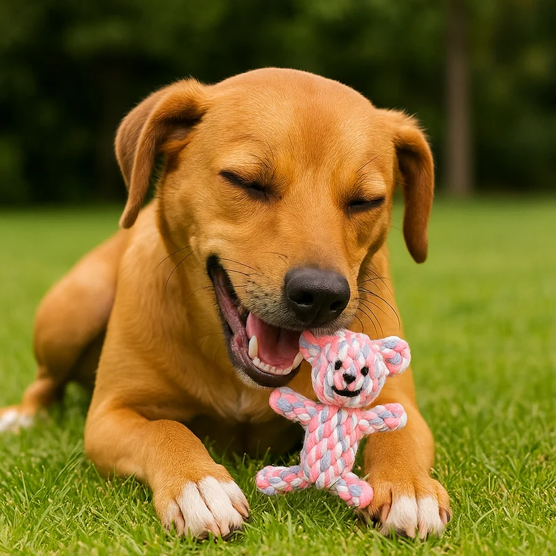 Jouet Corde Coton Naturel Mâchouillage Gros Chien