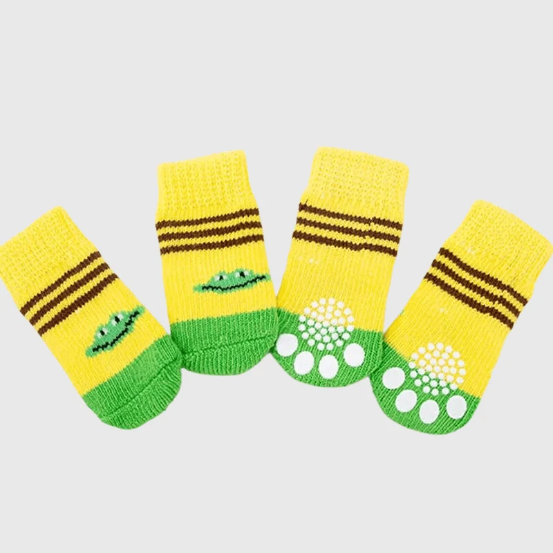 Chaussettes Antidérapantes Grenouille Chien
