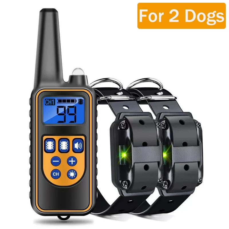 Collier Anti-Aboiement Électrique Gros Chien Télécommande