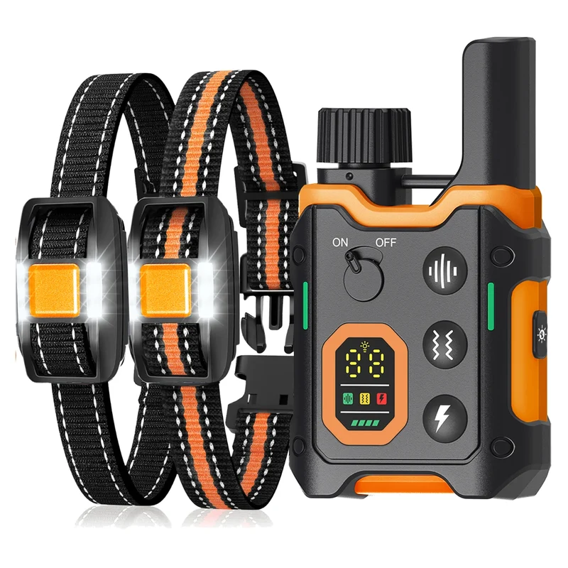 Collier Dressage 1640ft Étanche Choc Vibration Gros Chien