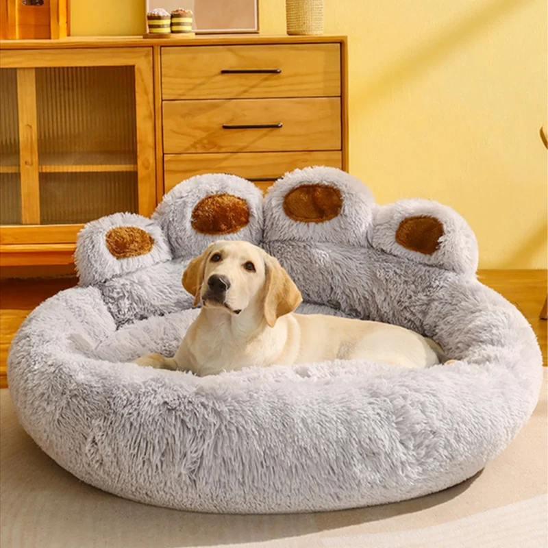 Lit Moelleux Niche Hiver Gros Chien