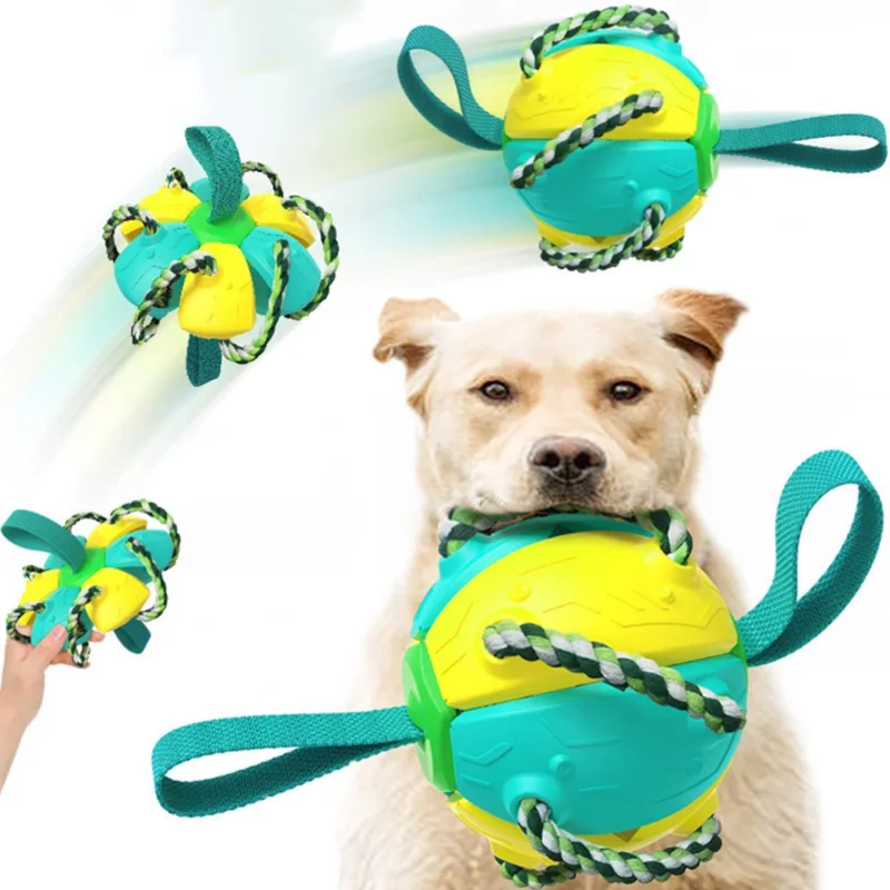 Balle Frisbee Pliable Ultra-Résistant Gros Chien
