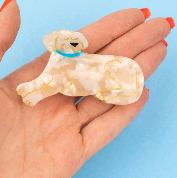 Pince à cheveux Golden – L’accessoire doux & enjoué