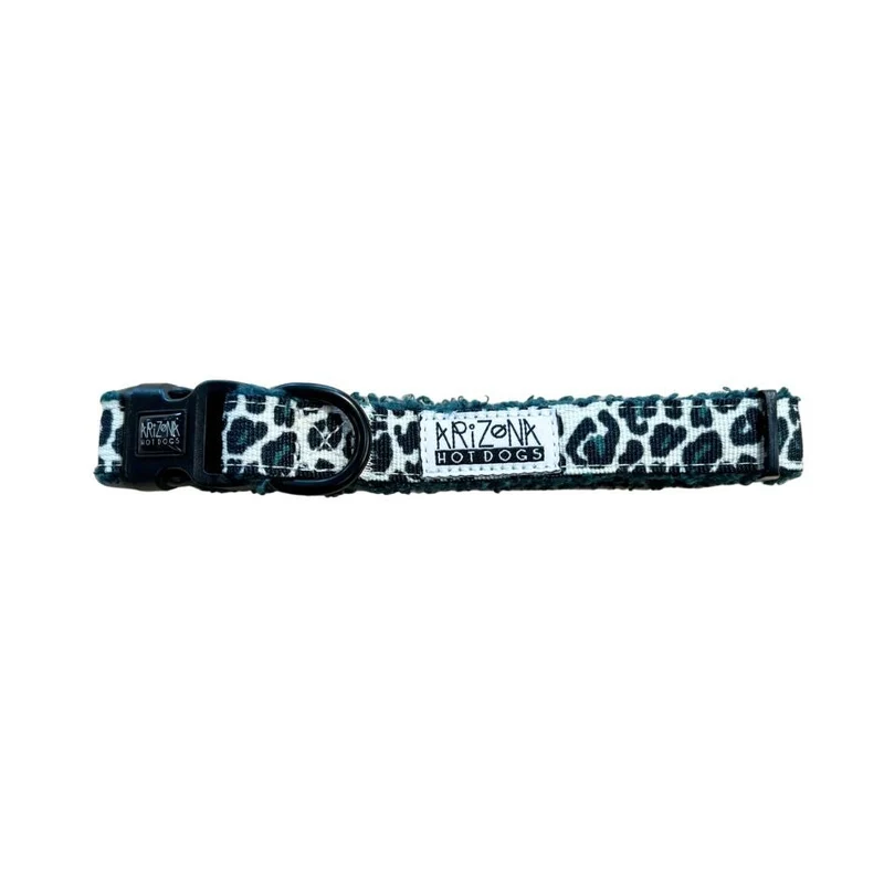 Collier Teddy Sapin & Léopard – doux, chic & réglable