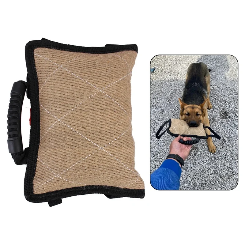 Boudin mordant toile de jute