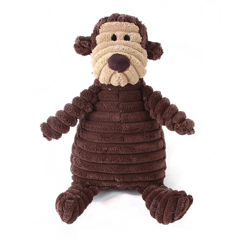 Peluche singe pour chien