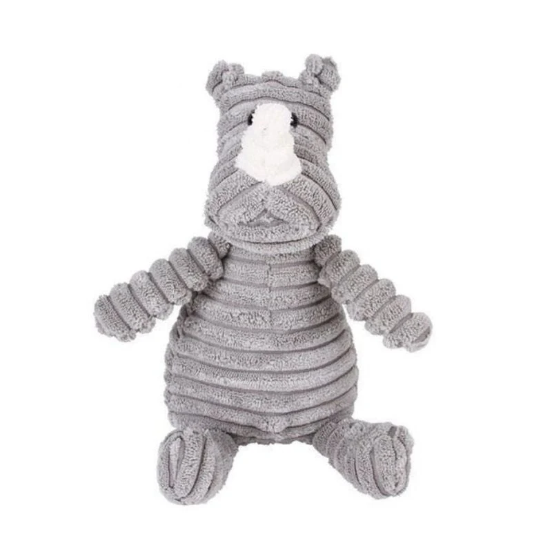 Peluche rhinocéros pour chien