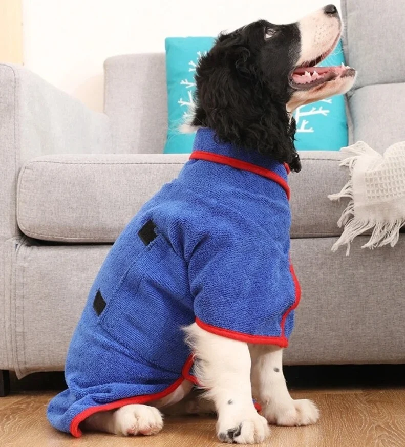 Peignoir pour chien super absorbant