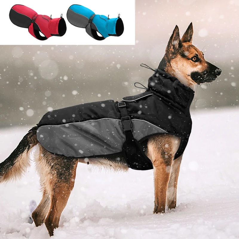 Manteau harnais imperméable réfléchissant pour chien