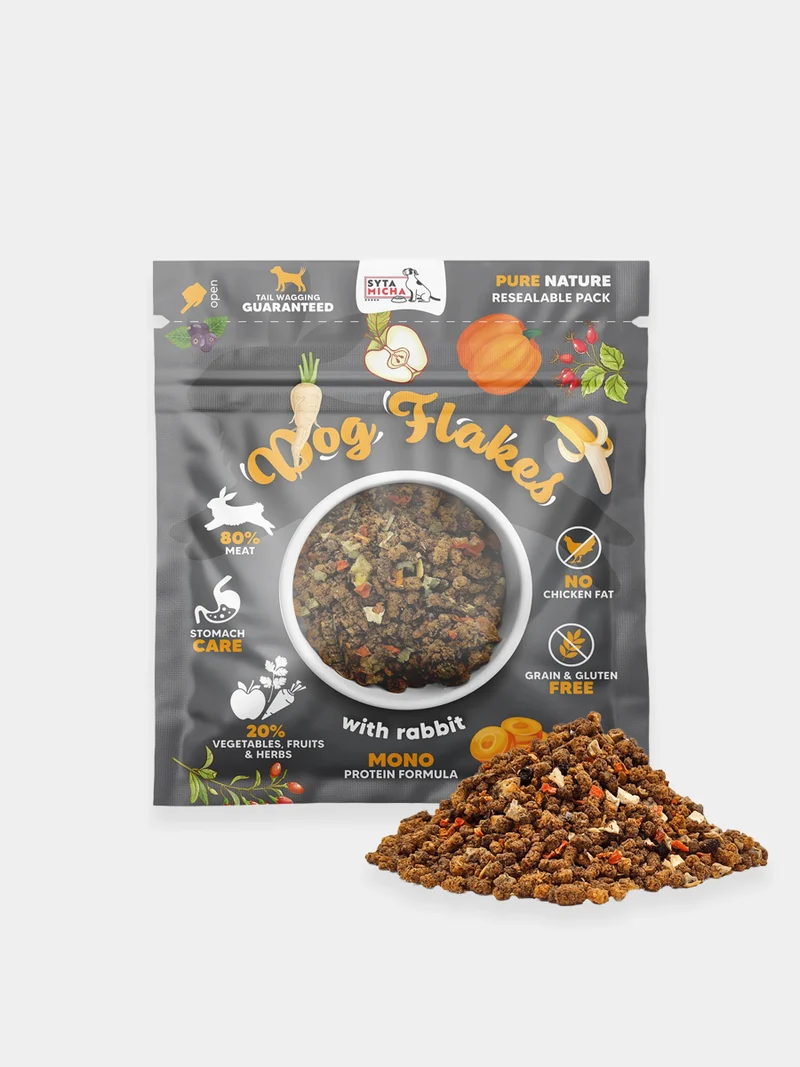 Topping pour chien - Dog Flakes Lapin 🐇 - Syta Micha