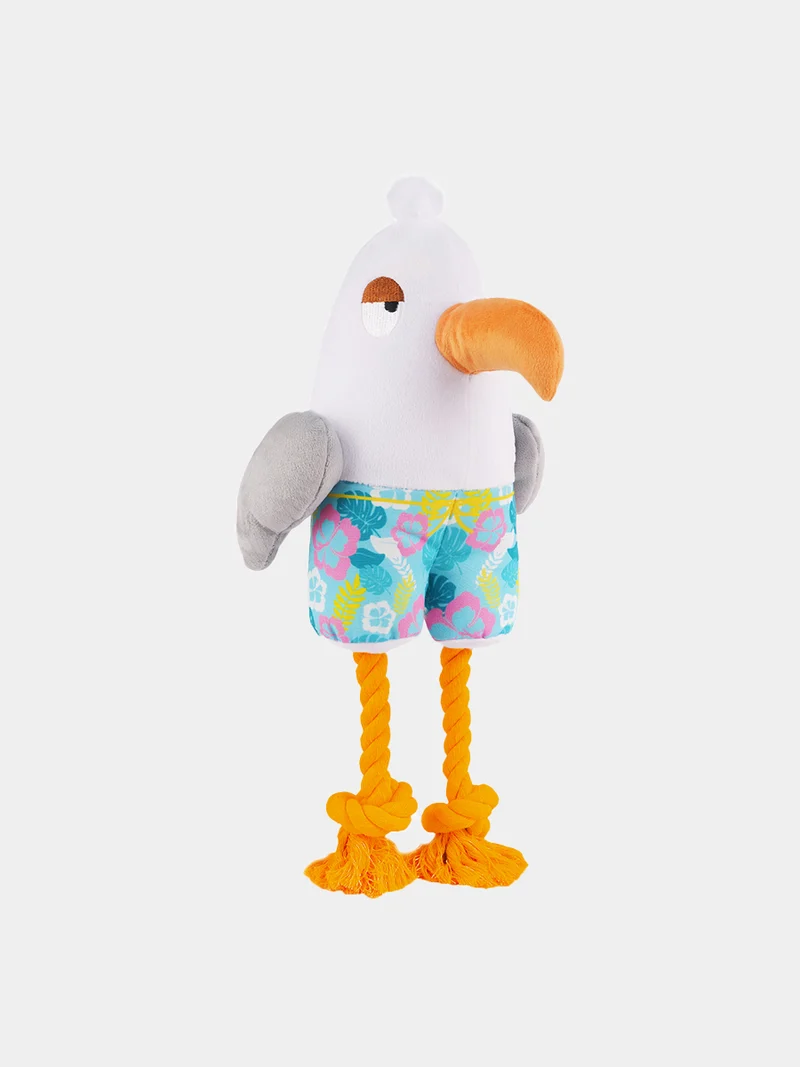 Peluche pour chien avec corde - Mouette - HugSmart