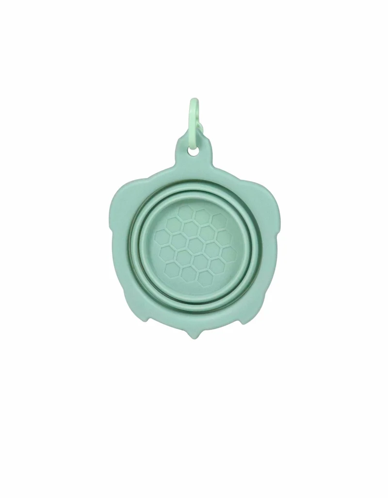 Bol de voyage tortue – silicone pliable 200 ml 🐾