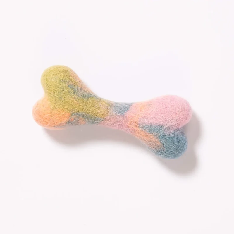JOUET EN FEUTRINE - Os ombré