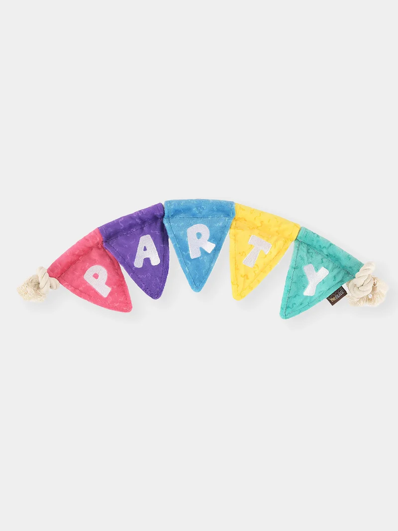 Peluche pour chien - Party Animals 🥳 Banderole d'anniversaire - Pet PLAY