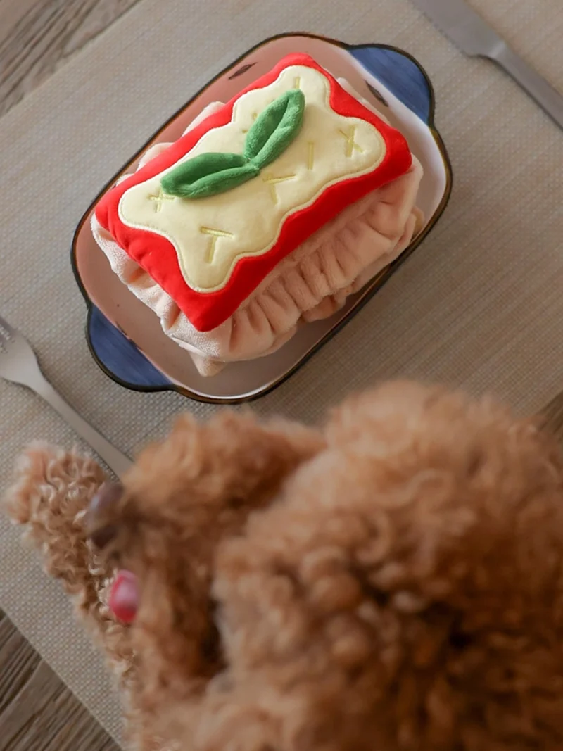 Jouet d'occupation pour chien - Lasagnes 🍝 - Pups & Bubs