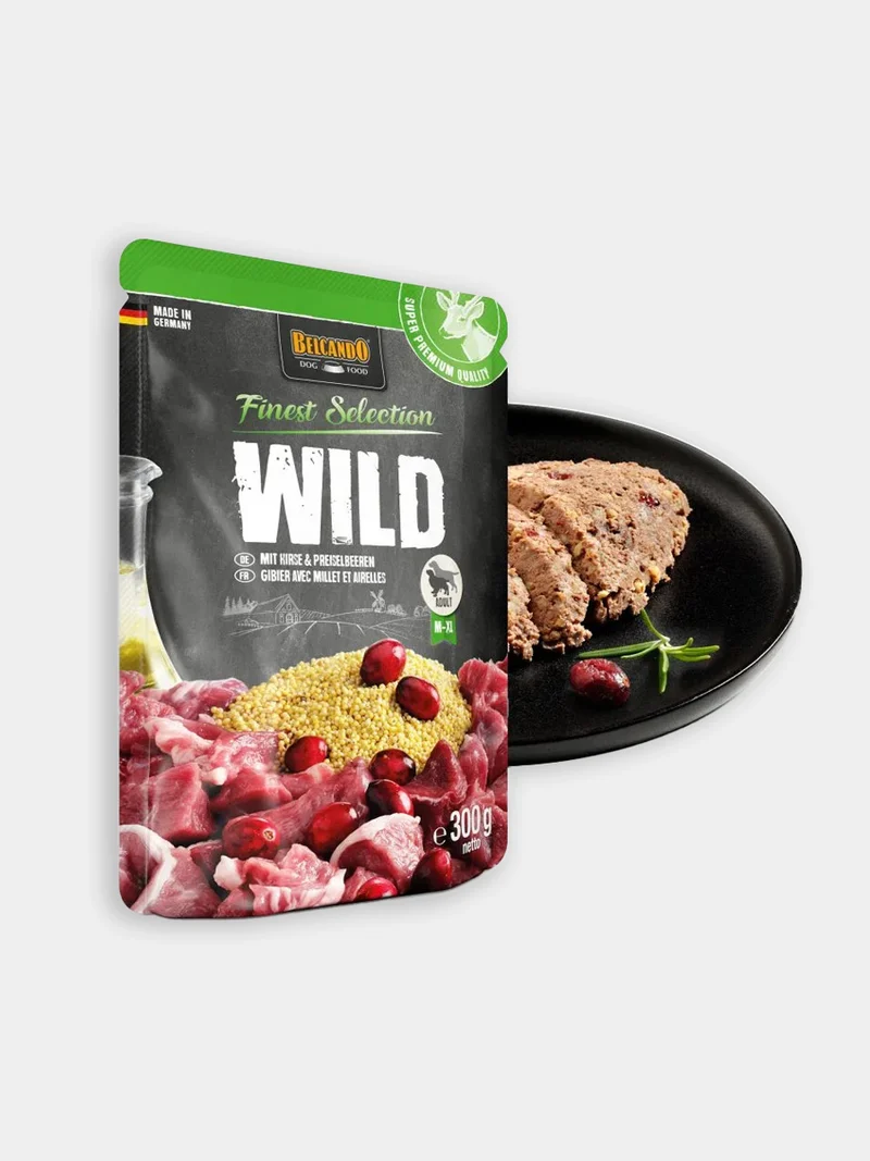Topping pour chien - Finest Selection Recette Gibier 🦌 et canneberges - Belcando