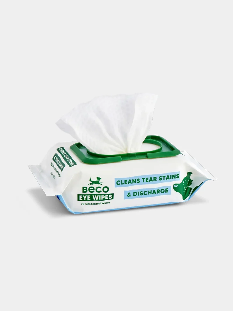 Lingettes nettoyantes contour des yeux pour chien - Aloe Vera et Concombre