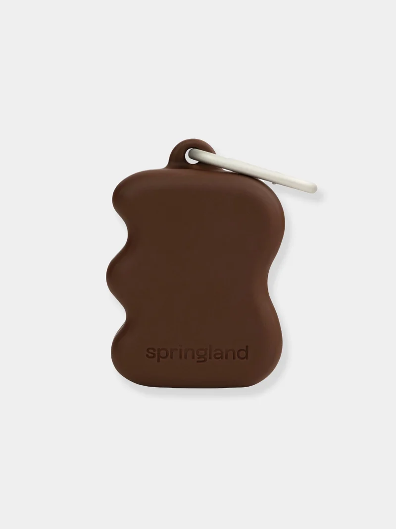 Pochette à friandises pour chien en silicone - Marron - Springer