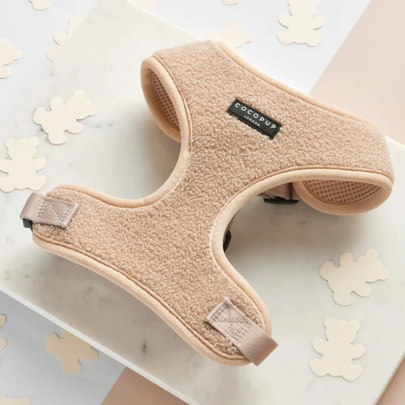 Harnais chien Teddy Rupert en H – doux, cosy & ajustable
