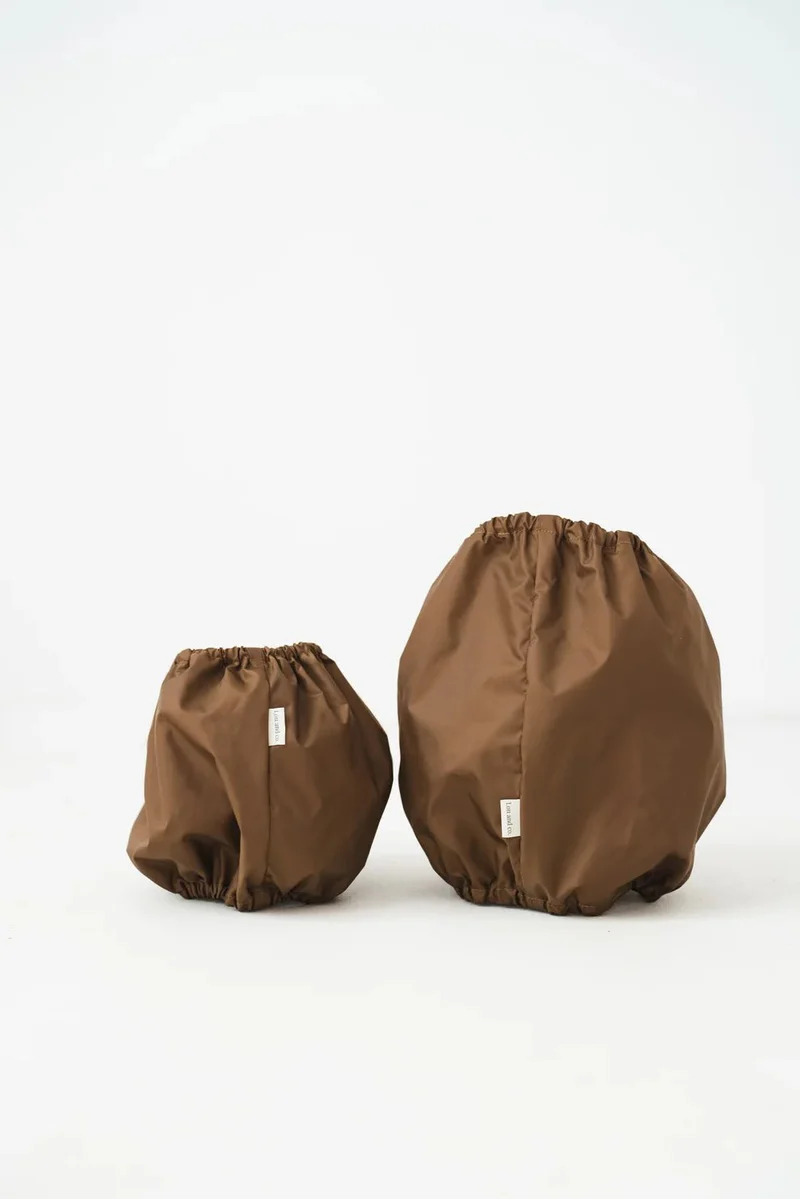 Snood imperméable pour chien – Marron élégant & Oreilles au sec