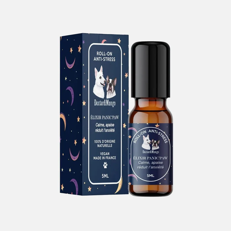 Roll-on anti-stress chien Panic'paw – apaisant bio 5 ml